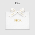 DIOR 緞帶三角禮盒｜白色金字 禮品禮袋（中尺寸）